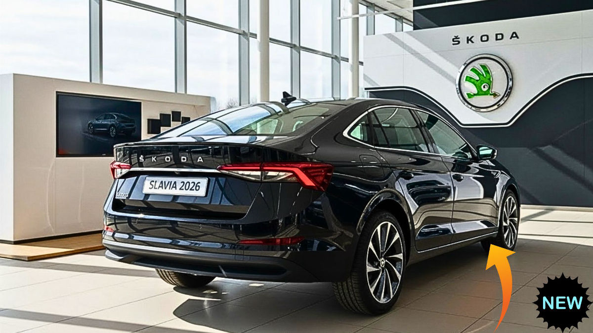 2025 Skoda Slavia Facelift Unveiled: A Perfect Blend of Style, Tech, and Performance.